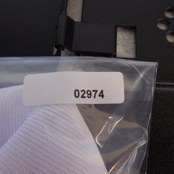 PGA Tour Shirt  Men's Large White Gray Pro Series Polo Short Sleeve Athletic Fit - Picture 10 of 10